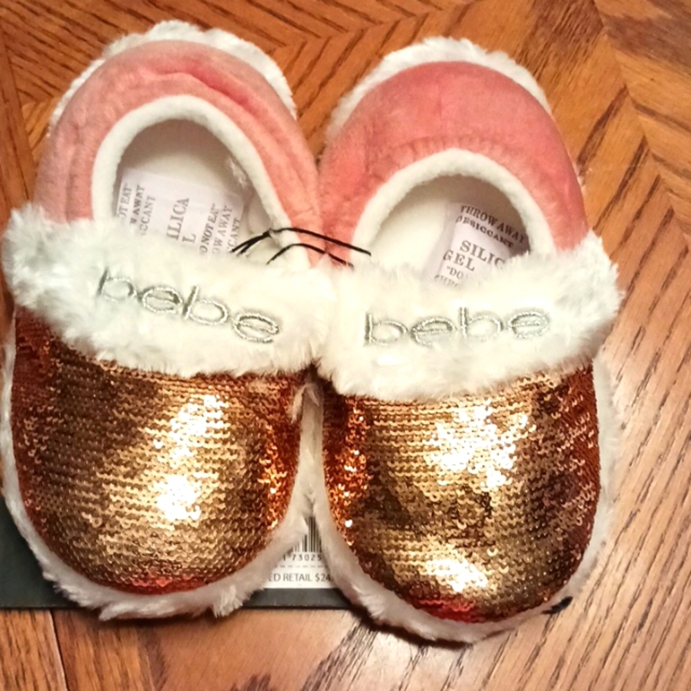 bebe girls slippers